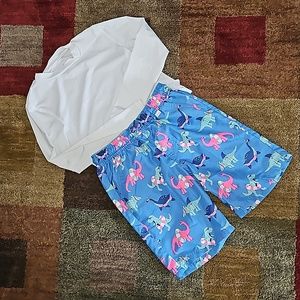 Cat&Jack•bathing suit and rash guard